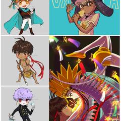 オリジナルキャラクターイラスト・デフォルメ