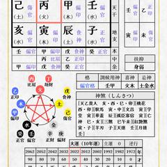 「精密鑑定」四柱推命×整体療術 サンプル