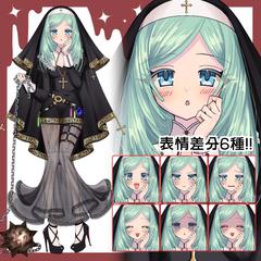 立ち絵のキャラ販売サンプル