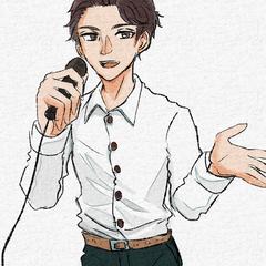 プレゼンをする男性