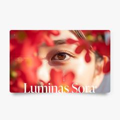 LUMINAS SORA様のwebデザイン制作