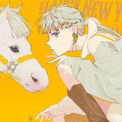 キャラクターイラスト＋動物イラスト