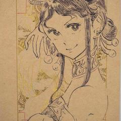 ペン画