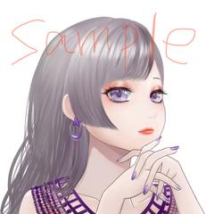 銀髪女性
