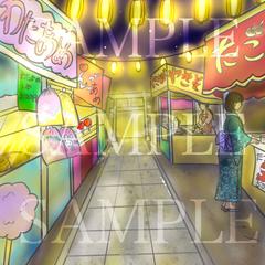 ご依頼イラスト(背景のみ)