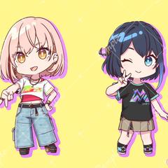 バーチャルデュオ「Marpril」SDイラスト
