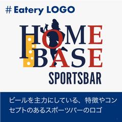 コンセプトのあるスポーツバーのロゴ