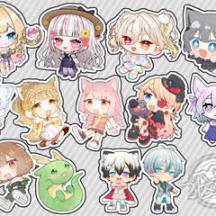 デフォルメちびイラスト【2024年ご依頼】