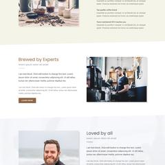 カフェ用LPテンプレート