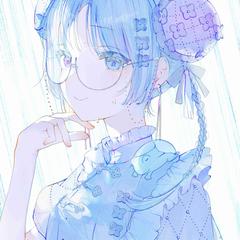 紫陽花モチーフの女の子