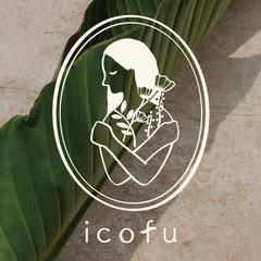 ハーブを使った飲料茶葉やアロマ「icofu」様ロゴ