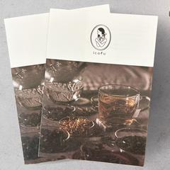 ハーブを使った飲料茶葉やアロマ「icofu」様リーフレット