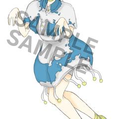 オリジナルキャラクター、お化けとクラゲの子