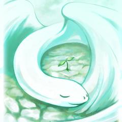 やさしいドラゴンのイラスト