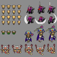 ドット絵キャラクターデザイン＋アニメーション