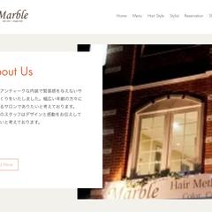 美容室の自社サイト