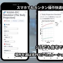 科学的予測で体組成を変えるオフライン体組成シミュレーター
