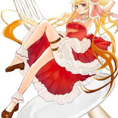 ケーキの擬人化キャラクター