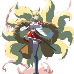 ソシャゲ風のキャラクターデザインとポーズ