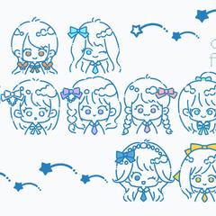 アイドルさんのイラスト