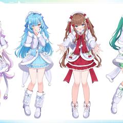 MV用イラスト/花京院ちえりヤマトイオリ神楽すずカルロピノ