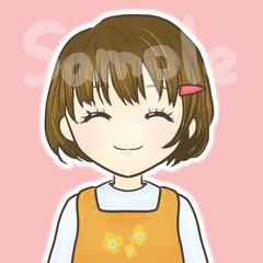 アニメ風SNSアイコン