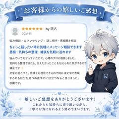 お客様からのご感想になります。