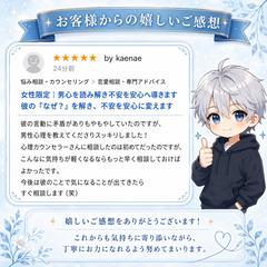 お客様からのご感想になります。