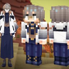マインクラフト　マイクラ　スキン　Vtuber ライバー