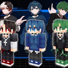 MDタウン　マインクラフト　マイクラ　スキン　Vtuber
