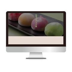 和菓子処サイトのTOPページ（管理画面で自社更新可能）