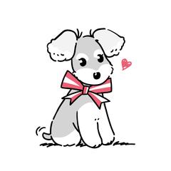 愛犬のイラスト