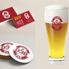 スポーツバー０３８様ロゴ・ショップカードデザイン