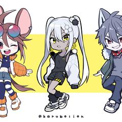 3頭身デフォルメ