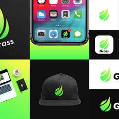 野球・ソフトボールマッチングアプリ「Grass」ロゴデザイン