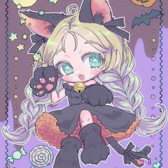 OCハロウィンイラスト