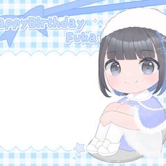 生誕メッセージカード用イラスト