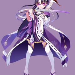 個人Vtuber_女性キャラ_立ち絵イラスト