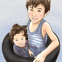 似顔絵　依頼