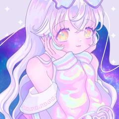 パステル宇宙の女の子（1枚絵）