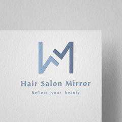 Hair Salon Mirrorのロゴデザイン