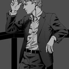 煙草を吸う男
