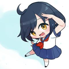 ミニキャラセーラー服の女の子
