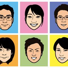 シンプル似顔絵描きます