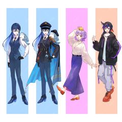 IRIAM、アクリルスタンドに使用するイラスト