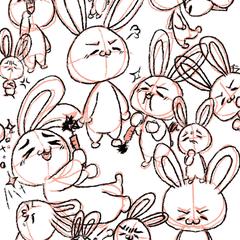 個人制作イラスト構想段階