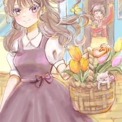 花売りの少女