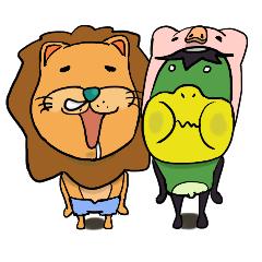 オリジナルキャラクターの自製スタンプ