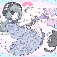 オリジナルキャラクターSNS用イラスト