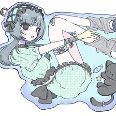 キーホルダー風イラスト